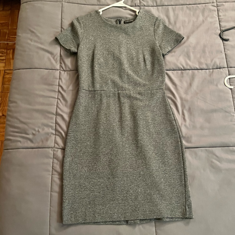 Banana Republic Factory gray knit dress